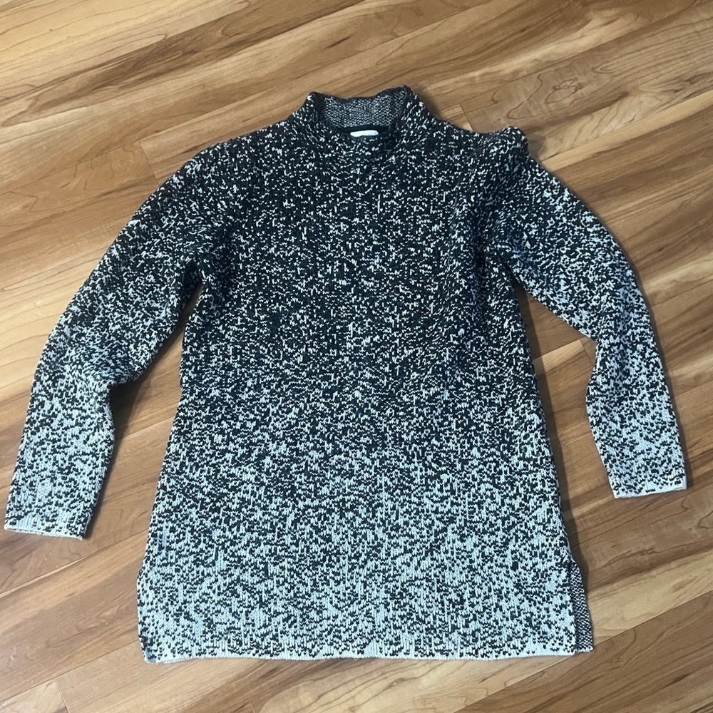 J wJill PureJill Mock Neck Tunic Sweater Small